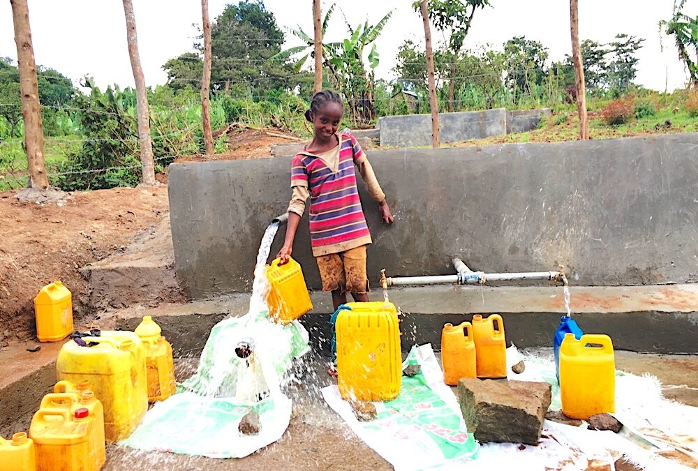 Clean water arrives in Lamala Village, Ethiopia!